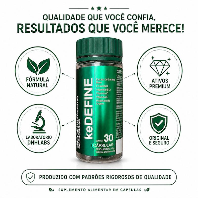 keDEFINE com 30 cápsulas