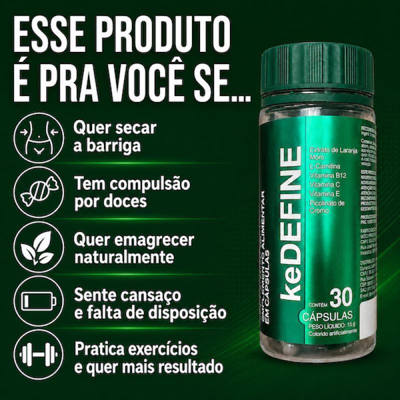 keDEFINE com 30 cápsulas