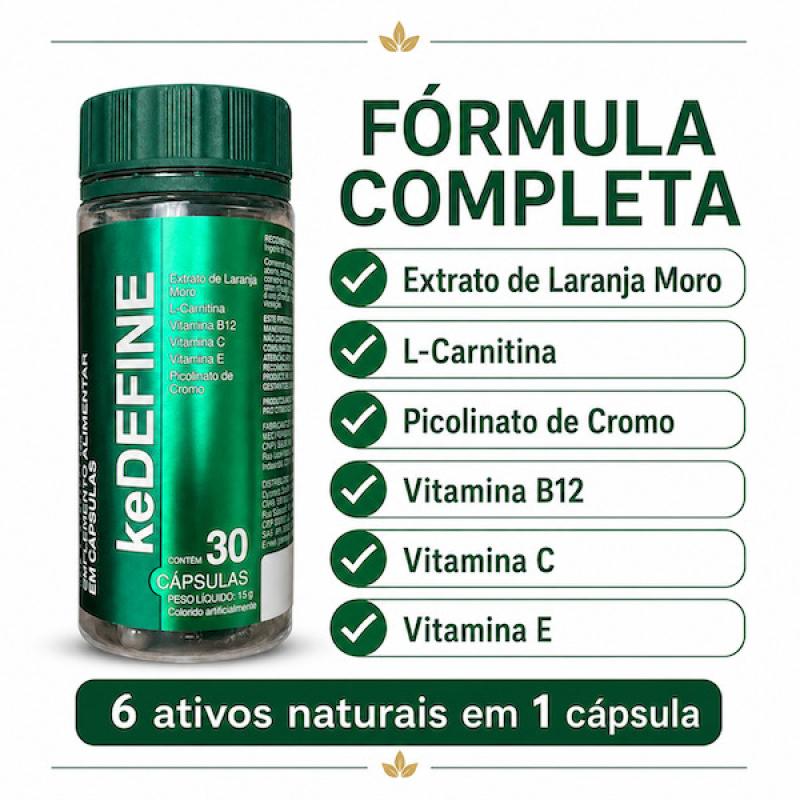 keDEFINE com 30 cápsulas